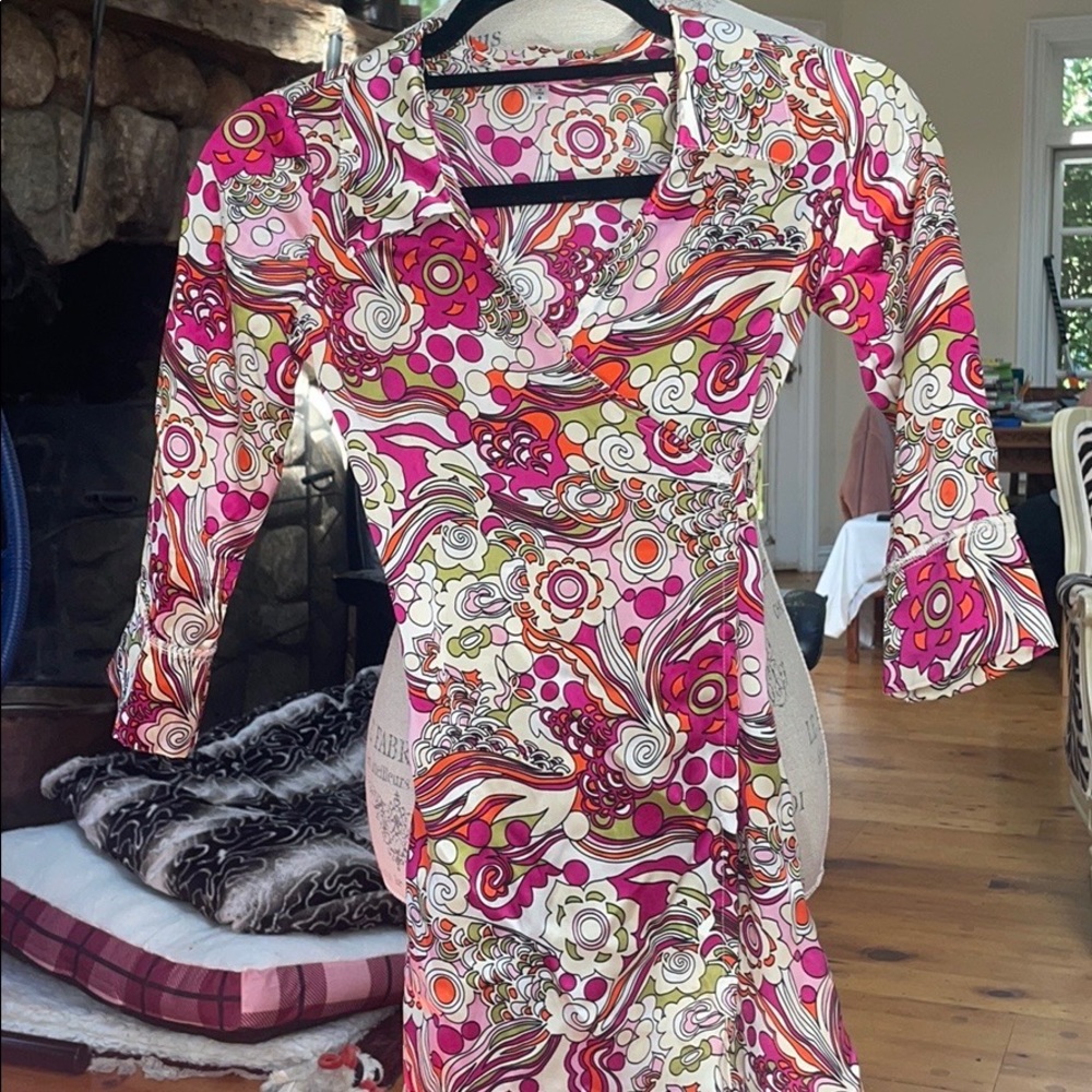 le pink wrap dress/ top